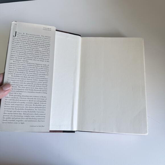 TITAN THE LIFE OF JOHN‎ D. ROCKEFELLER Chernow 1998 Hardcover T46 - Picture 6 of 7